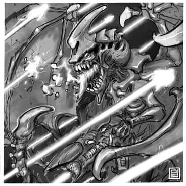 Tyranid Gargoyle by Pascal Dimnik (pazshadow)