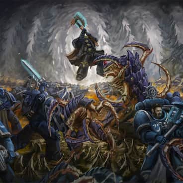 Ultramarines vs Tyranids by Tim Remin (timremin)