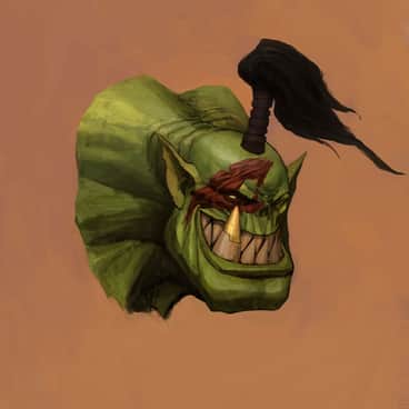Warboss Gurak Froatchoppa by Alexey Potorochin (artistpotorochin)