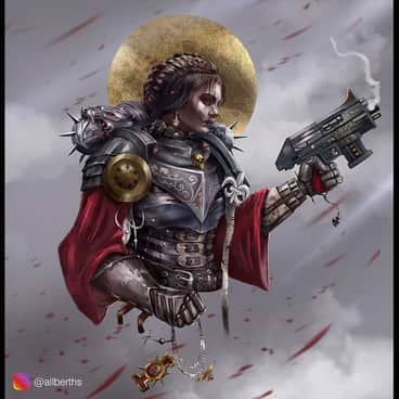Adepta Sororita by Albert Sargsyan (AboSargsyan | allberths)
