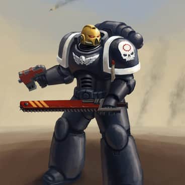 Adulator Space Marine by Jason Miller (KharzenYT)