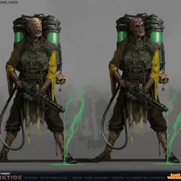 Cultist Flamer by Miguel Iglesias (art.of.migueliglesias | MIglesiasArt)
