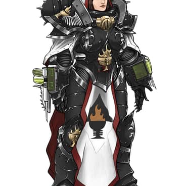Hospitaller Sororitas by Yan Vereskov (falkirth_yan_vereskov)