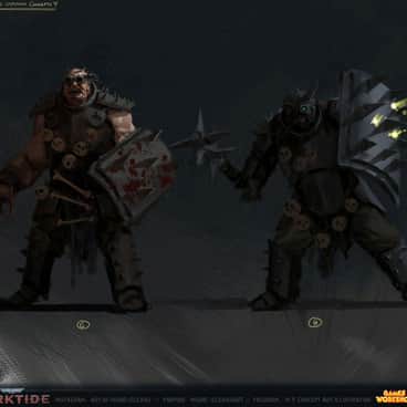 Moebian 6th Chaos Melee Ogryns by Miguel Iglesias (art.of.migueliglesias | MIglesiasArt)