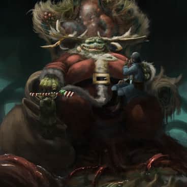 Nurgle Santa by Damir Šnajder (damirsnajder)