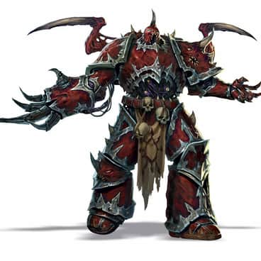 Possessed Chaos Marine by Diego Gisbert Llorens (diegogisbertllorens | gisbertlloren)