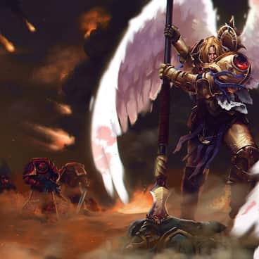 Sanguinius and the Siege of Terra by Vitaly Perevoshikov (grohgrog_art | Vitaliy Perevoshikov | perevishikov)