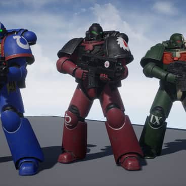 Space Marine Lineup by Stefano Bernardi (Stefano | ste_bernaz | Zappo79)