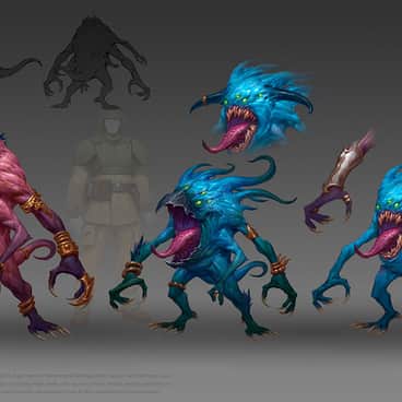 Tzeentch Horrors by Ilia Bodaikin (IlyaBodaykin)