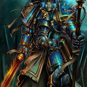 Ultramarine Librarian by Brilliane Feldo (WannaTryMe1138 | brillianefeldo.art)