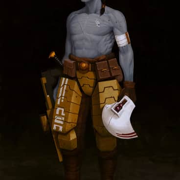 Wounded Shas’Ui by Wulfric Hilston (Houndhammer)