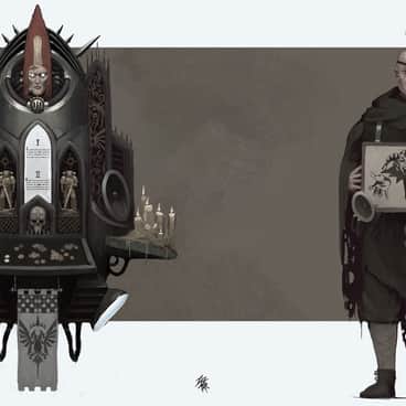 Ecclesiarchy Servants by Marat Tazhitdinov (TazMar | fat-elf | Taz-Mar)