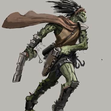 Kroot Pistolier by Jonas Špokas (AnBoX | spokasjonas | cyberspiritsnft | anbox1)