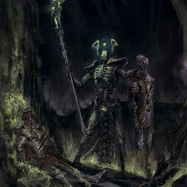 Necron Lord by Dmitry Brushray (brushray | art_bruray)