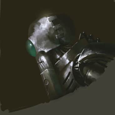 Necron Portrait by Gij Arentz (The-Gij | Gij_Arentz)