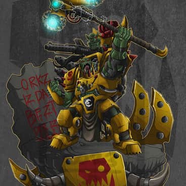 Ork Warboss by Charles Bautista (elpaytingman)