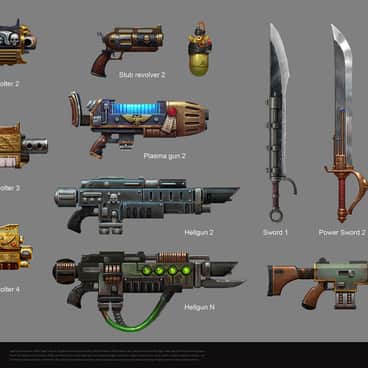 Rogue Trader Weapons by Ilia Bodaikin (IlyaBodaykin)