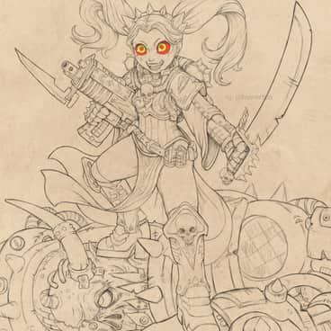 Sister of Battle by Gabby Candelaria (huwertun)