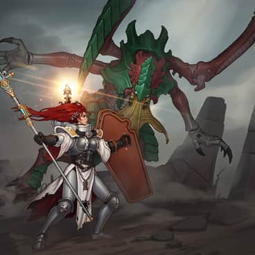 Sister versus Tyranid by Yang Zheyy (yang·z | yangzheyy)