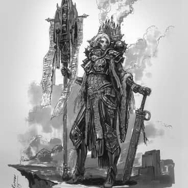 Adepta Sororitas by Denis Kornev (deniskornev_art)