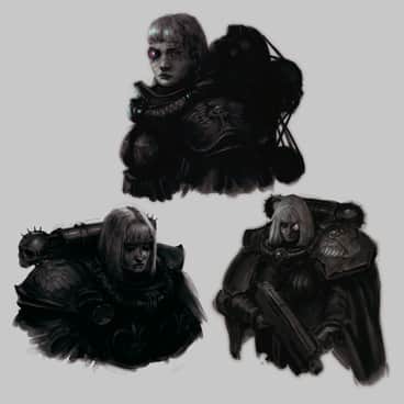 Adeptus Sororitas by Alex Campbell (alxonpaper)