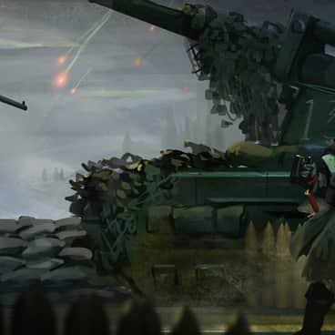 Artillery Support by Dwayne Dorect (Sunsettide)