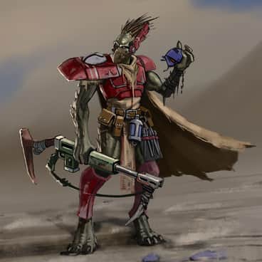 Skirmisher Wark by Jonas Špokas (AnBoX | spokasjonas | cyberspiritsnft | anbox1)