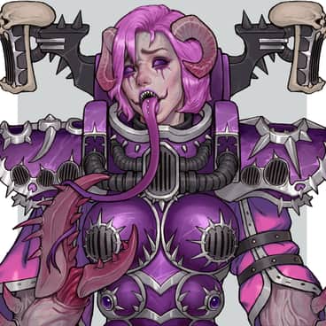 Slaanesh Fallen Sister by Yang Zheyy (yang·z | yangzheyy)