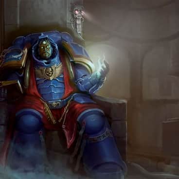 Ultramarine Librarian by Cristian Alias (srjalapenyo)