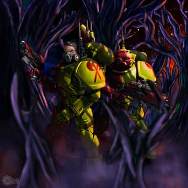 Crimson Guard by Casey Landreth (eCOG Media | 40k_gallery)