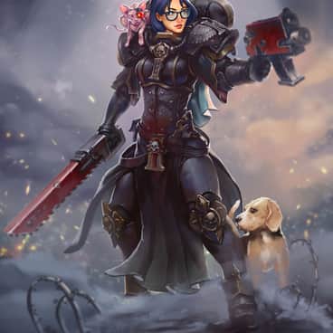 Sister of Battle by Vitaly Perevoshikov (grohgrog_art | Vitaliy Perevoshikov | perevishikov)