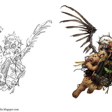 Cherub by Sam Manley (sammanley | midnightillustration)
