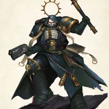 Dark Angels Chaplain by Daniel Purnama (danpurnm)
