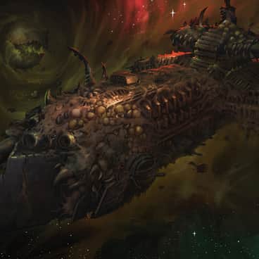 Nurgle Starship by Dmitrii Ustinov (nightdrawinger)