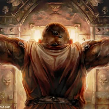 Space Marine in Chains by Sam Manley (sammanley | midnightillustration)