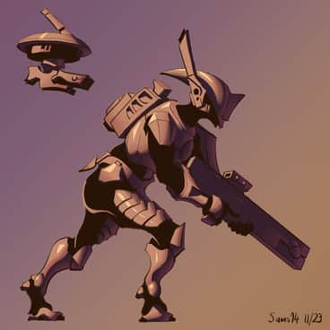T’au Fire Warrior by Samuel Smith (samodesign94 | Samo94)