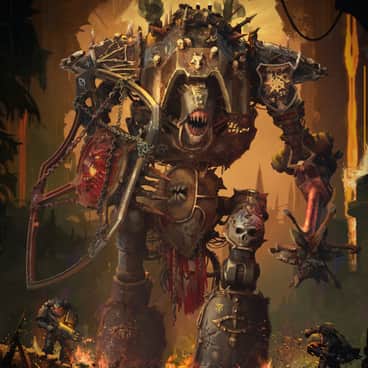 Cerastus Chaos Knight by Sergei Panin (LeoluchGG | Speed3DP | leoluch.art)
