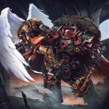 Horus and Sanguinius by Vitaly Perevoshikov (grohgrog_art | Vitaliy Perevoshikov | perevishikov)