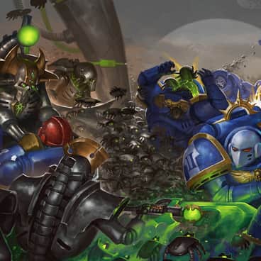 Ultramarines vs Necrons by Gij Arentz (The-Gij | Gij_Arentz)