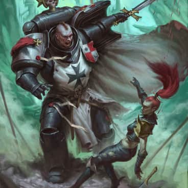 Black Templar vs Drukhari by Davide Lucà