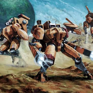 Crisis Battlesuits by Karl Kopinski (Karlkop | karlkopinski)