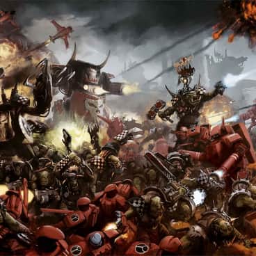 Orks vs T’au by Alex Boyd