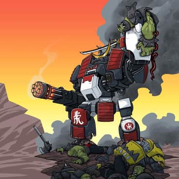Red Ronin Dreadnought by Judd Abinuman (scaredbiker | freelancer3070)