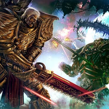 Rogal Dorn and Alpharius by Andrea Guardino (theguardinian)