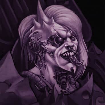 Slaanesh Champion by Alexander Moroz (alex18frost | alexander18frost)