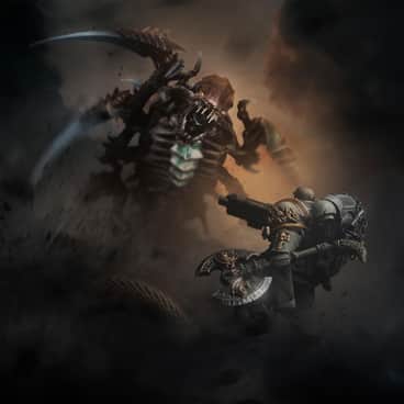 Wolf Guard vs Trygon by Forgotten Wulf