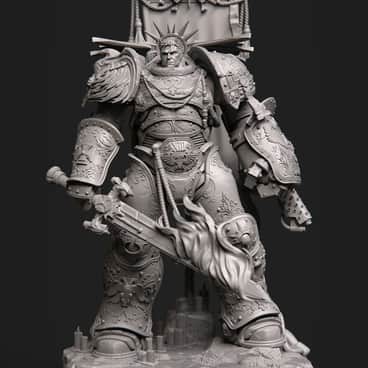 Roboute Guilliman by Alexei Konev (alexeikonev)