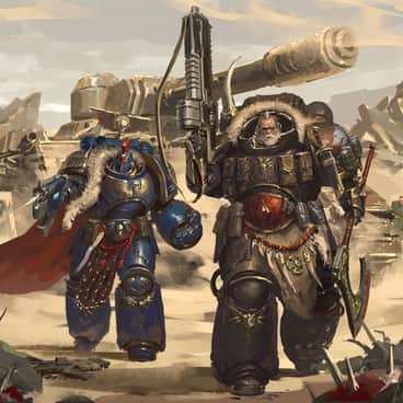 Ultramarine and Space Wolf by Phi Nguyễn (khanhphi98 | Nguyễn Khánh Phi)