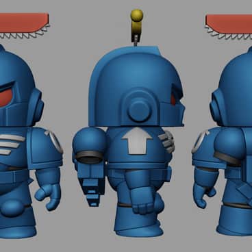 Chibi Ultramarine by Nikolay Sautin