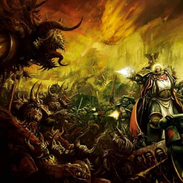 Dark Angels vs Chaos Space Marines by Alex Boyd